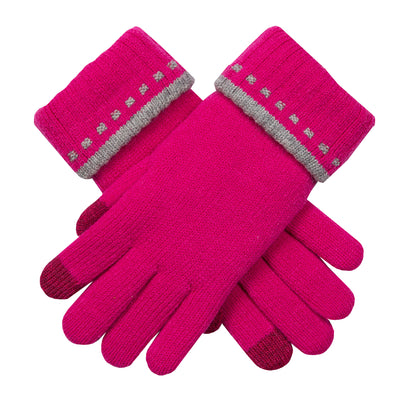 Gants Femme Ultra chaud Tactiles Rose –