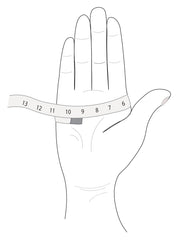 How to measure hand for glove size