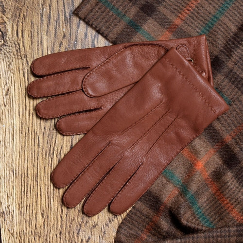 Canterbury - Men's Cashmere Lined Deerskin Leather Gloves