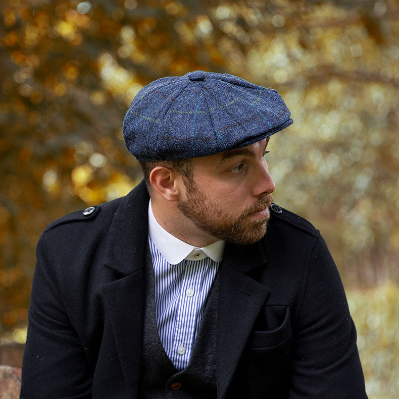 Men's abraham moon tweed newsboy cap