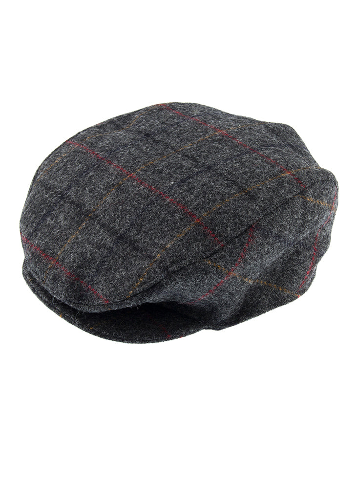 Abraham Moon Tweed Flat Cap | Dents