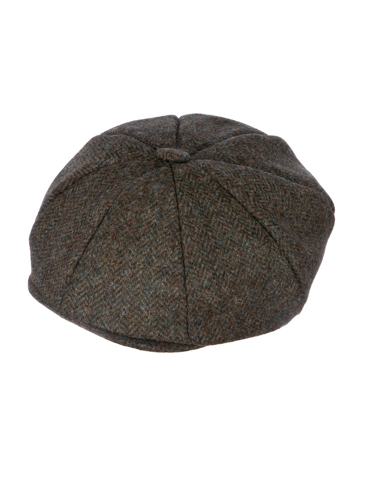 Abraham Moon Tweed 8 Piece Cap | Dents