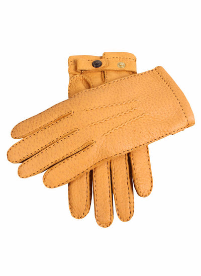 Peccary leather men driving gloves model Sherbourne - Laimböck