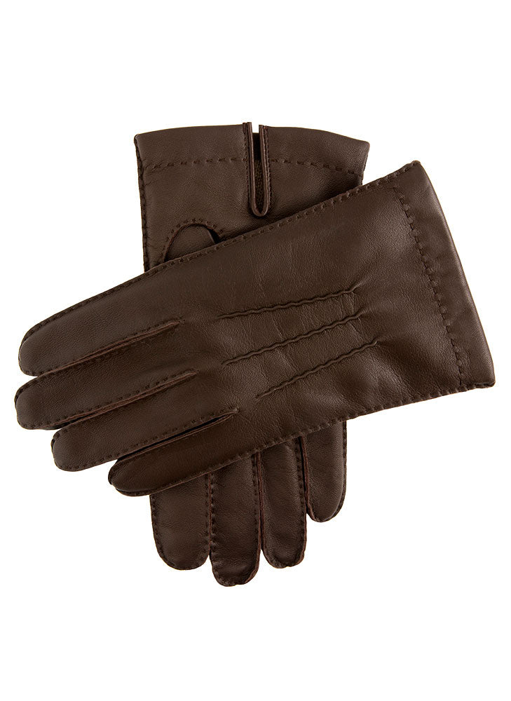 men's cashmere lined ez touch leather glove