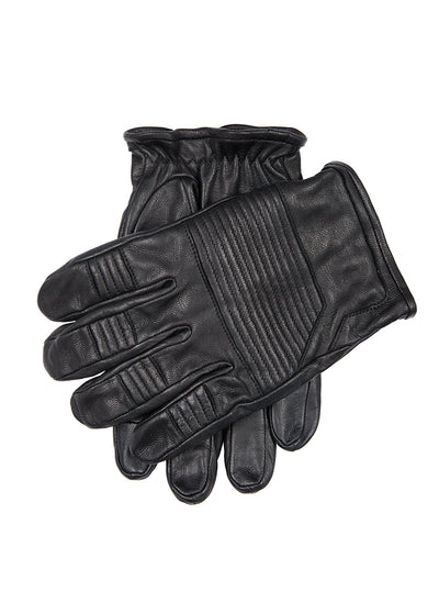 Gants en cuir Winter Hill pour écrans tactiles pour homme en bleu