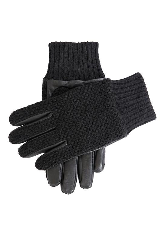 men's wool gloves black