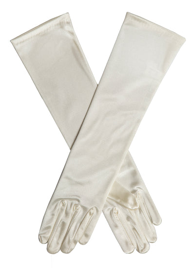 Gants de ceremonie nylon blanc - AMG Pro