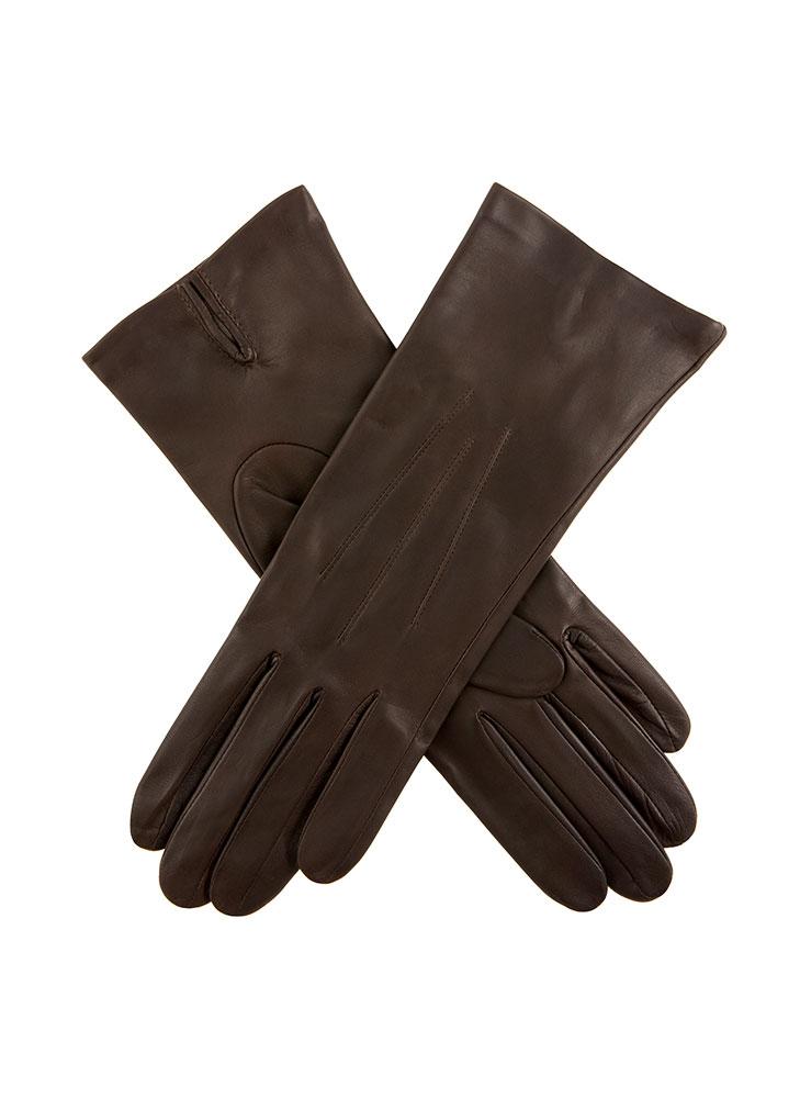 dents silk lined leather gloves