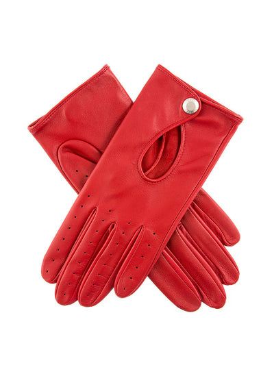 Gants à volants en Latex rouge, garniture de poignet court, cinq doigts,  gant d'opéra, mitaines en caoutchouc, grande taille St-005