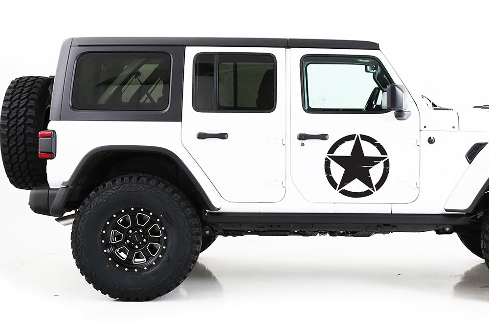 Desert Star Graphics decals for Jeep JL Wrangler 2020, side stickers