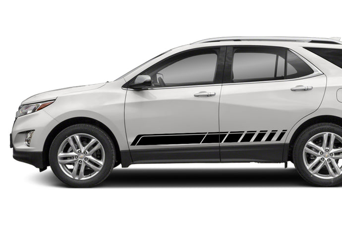 chevrolet equinox side car stripes kit sticker