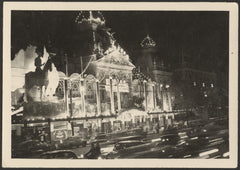 The Princess Theatre at night, lit up with flood lights