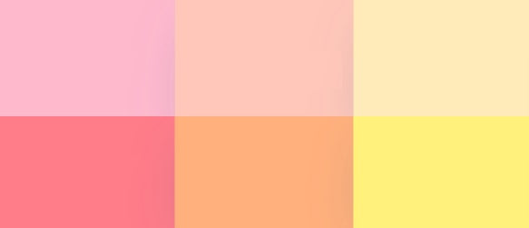 Peach Analogous Color Scheme