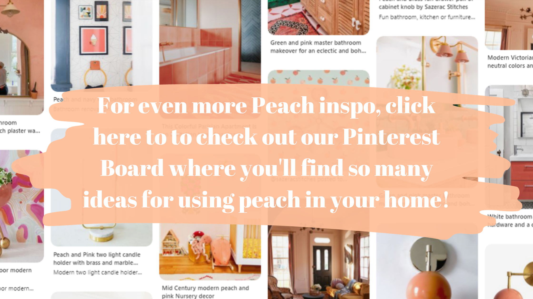 Our Peachy Pinterest Board