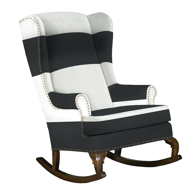black nursery chair