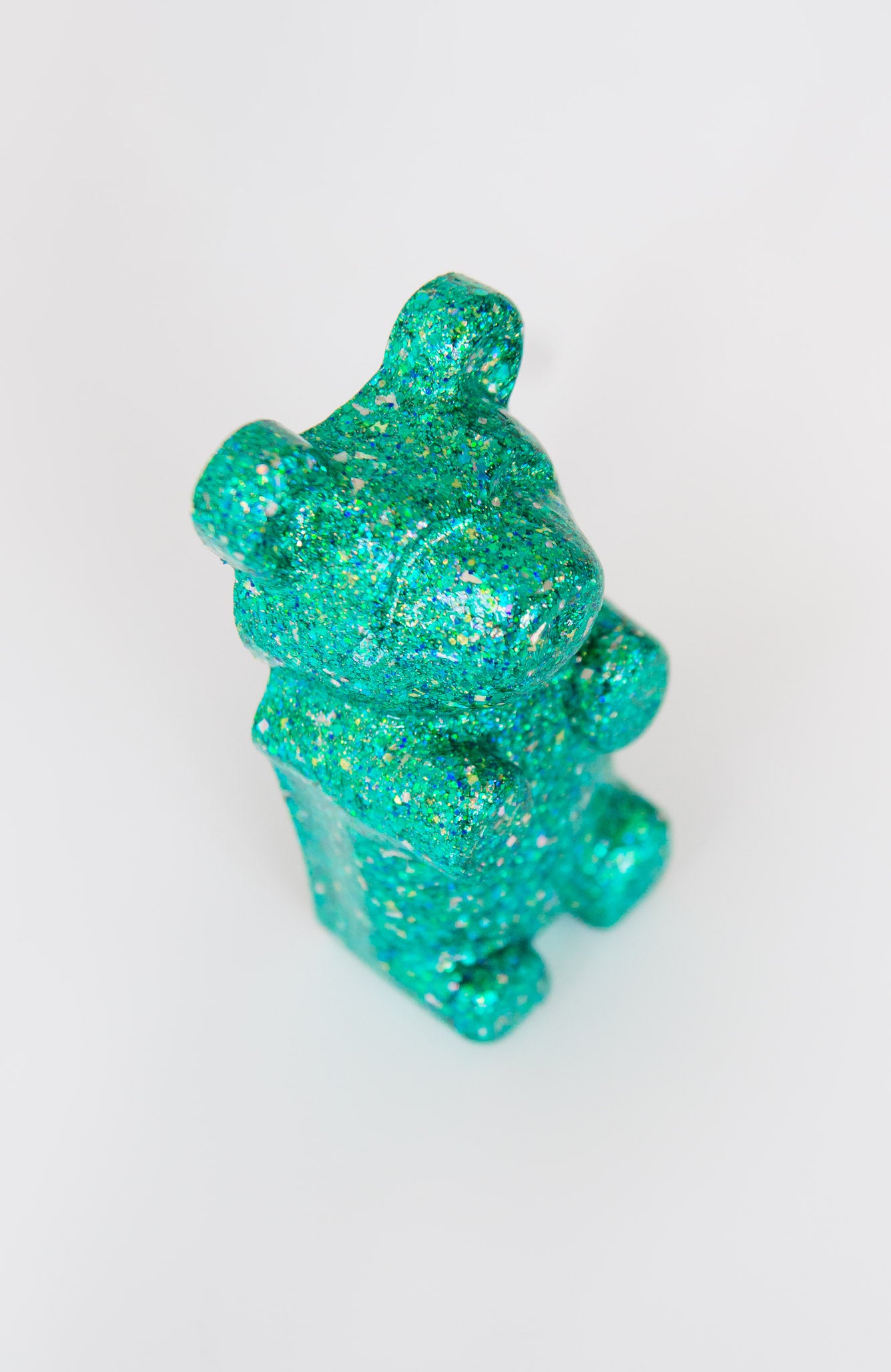 Light Blue Glitter Bear