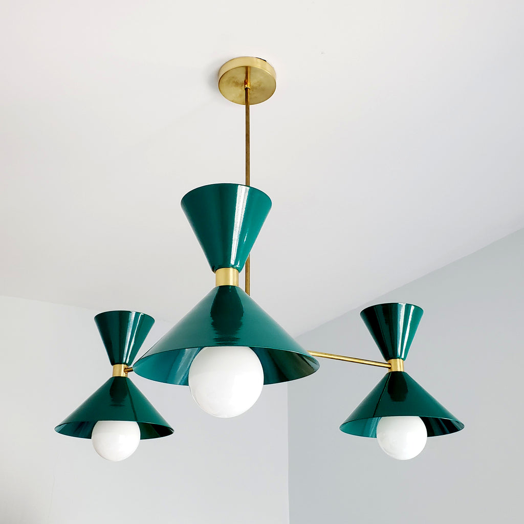 mid century modern chandelier