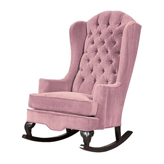 blush pink rocking chair