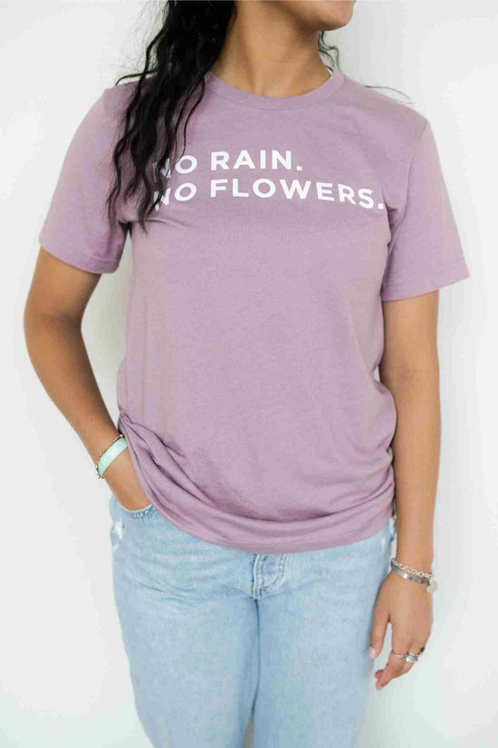 Purple Rain Floral Women's T-shirt