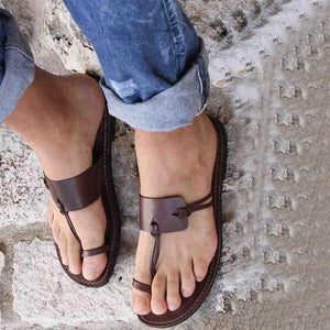 plain peep toe casual comfort slippers