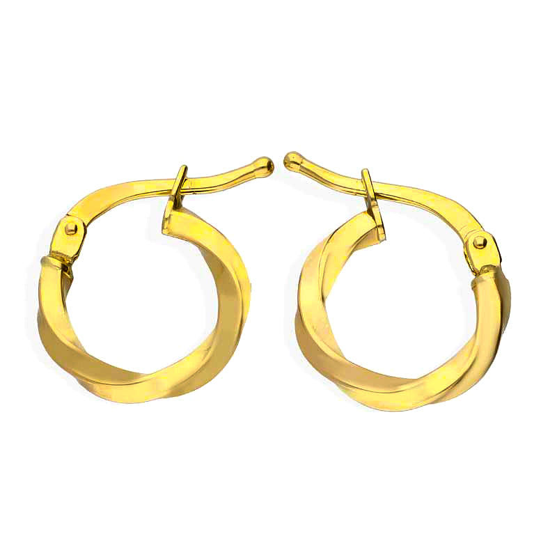 Best Offer on 18KT Gold Clip on Hoop Earrings in UAE | FKJERN18KU3085 ...