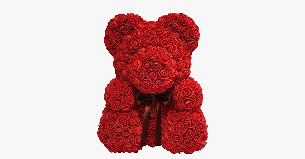 flower teddy bear