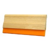 16 Width Wood Manual Screen Printing Squeegee (Complete)