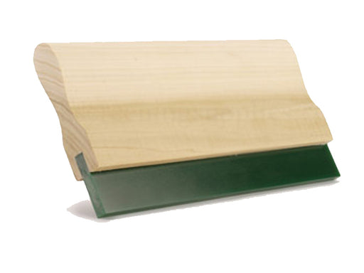 Wood Screen Printing Squeegee 10 (254mm) - with 70-75 shore blade