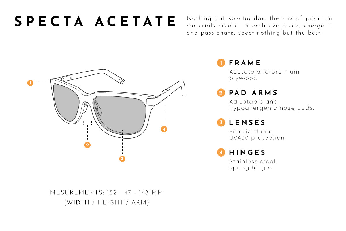 Specta acetate sunglasses