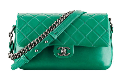 Chanel Green Flap Bag