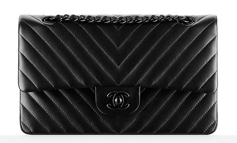 Chanel Chevron Classic Flap Bag