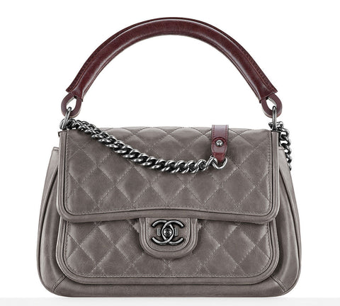 Chanel Large Top Handle Flap Bag