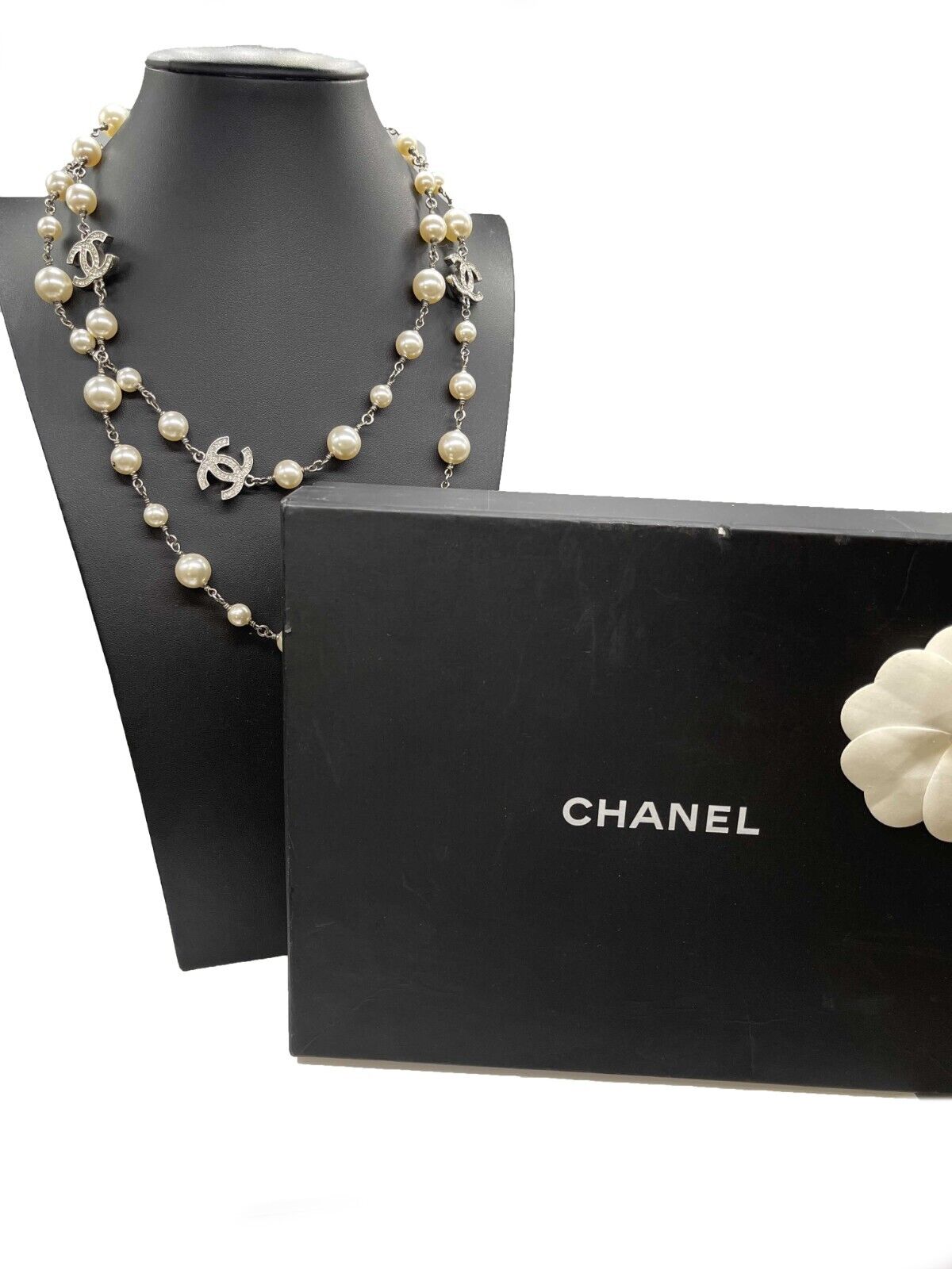 Chanel Layered Pearl Necklace  LB