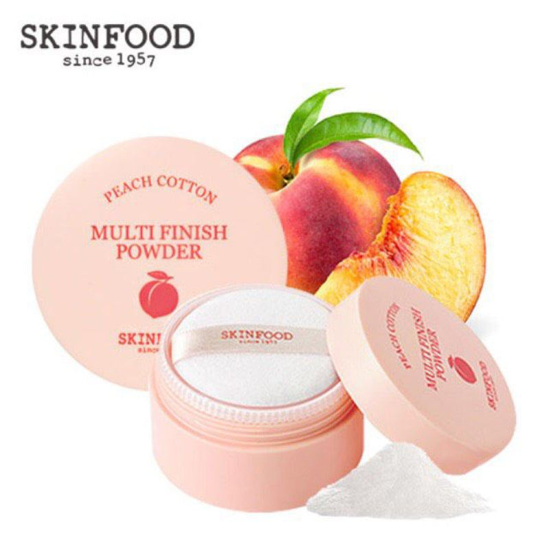 Skinfood Peach Cotton Multi Finish Powder – Korean Skincare