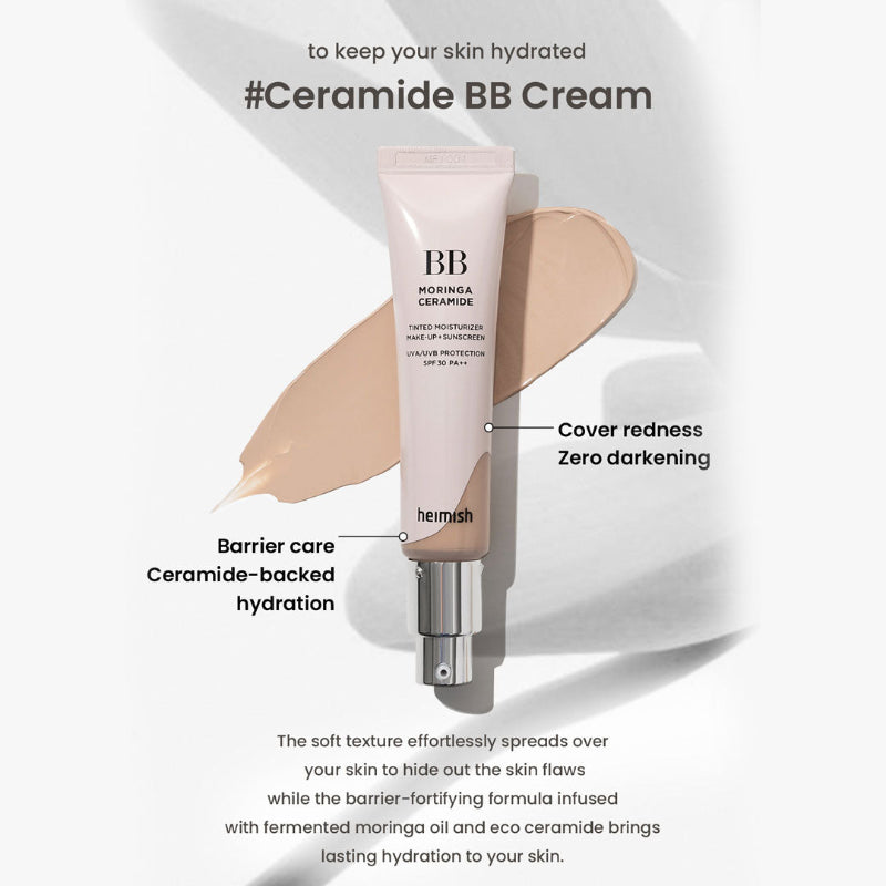  Moringa Ceramide BB Cream SPF 30 PA++ - Korean-Skincare