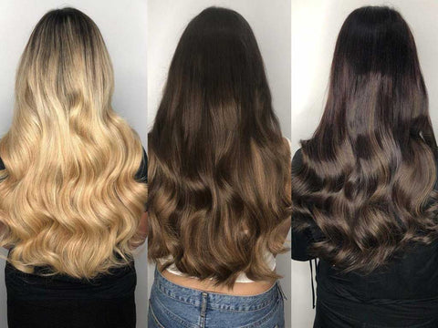 choose the right hair extensions color