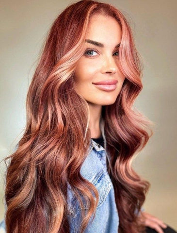 Rose Gold hair color