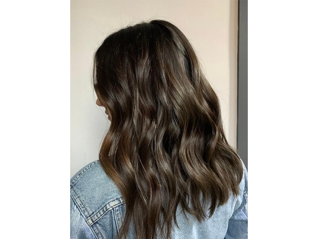 cool brown balayage hair