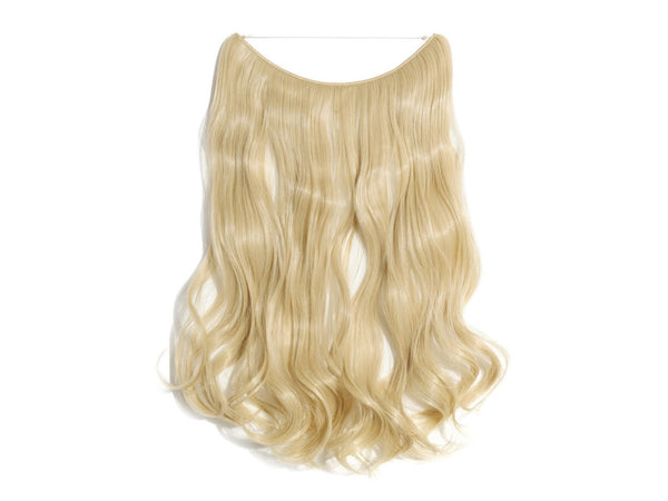 blonde halo hair extensions