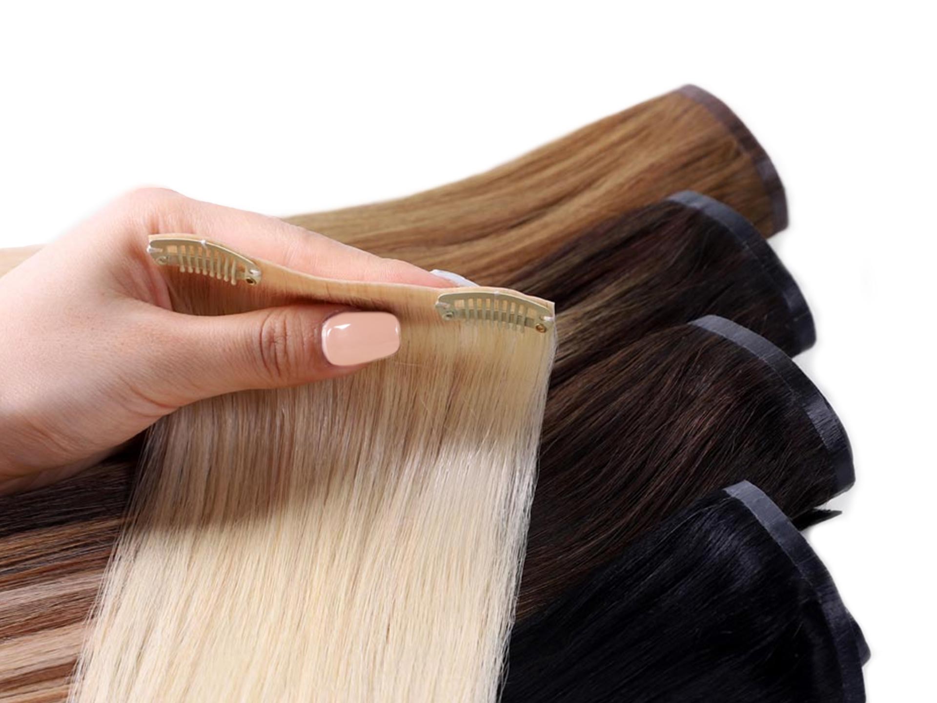Best ClipIn Hair Extensions Online  100 Human Hair Extensions  1 Hair  Stop India