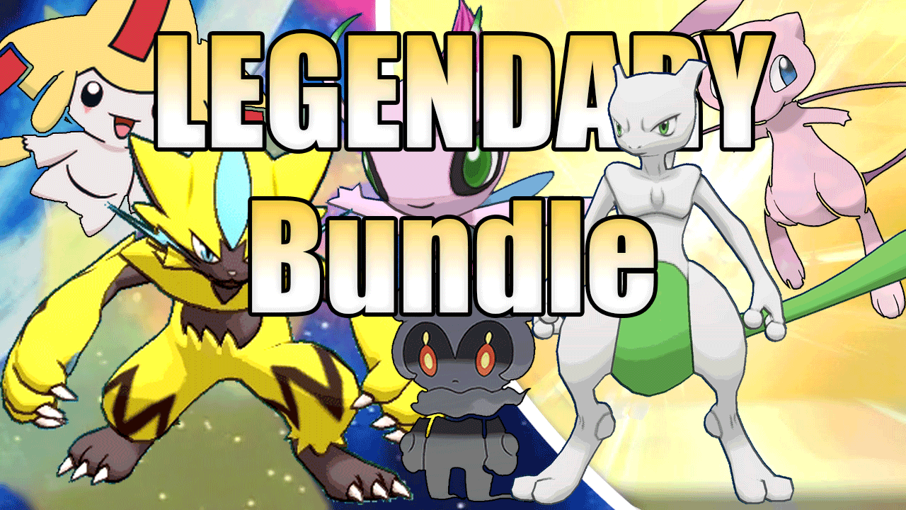 Legendary Pokemon Bundle Shiny Mart