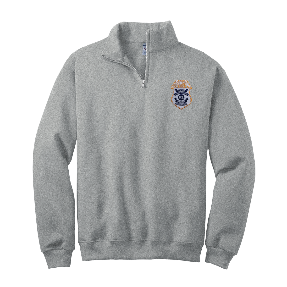 FLEOA Badge 1/4 Zip Cadet Sweatshirt Men's