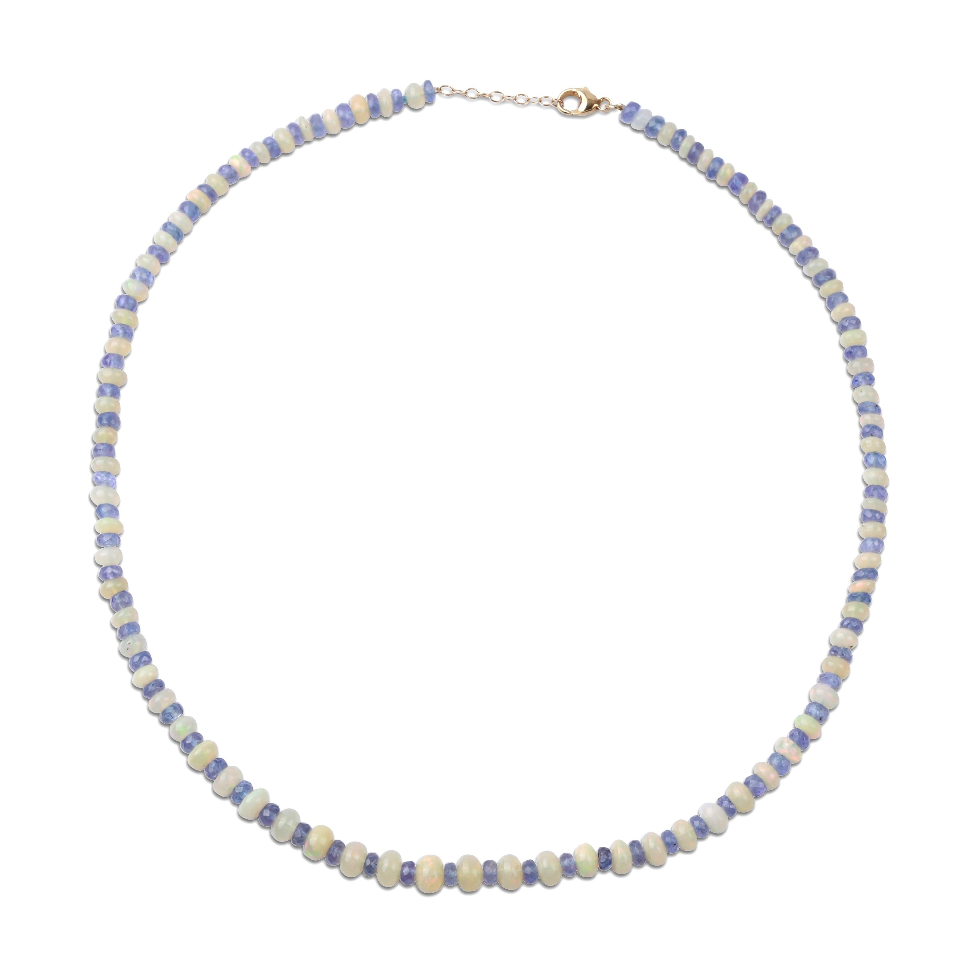 Tanzanite Sterling Silver 18” Tennis Necklace 9.5 ct tw | eBay