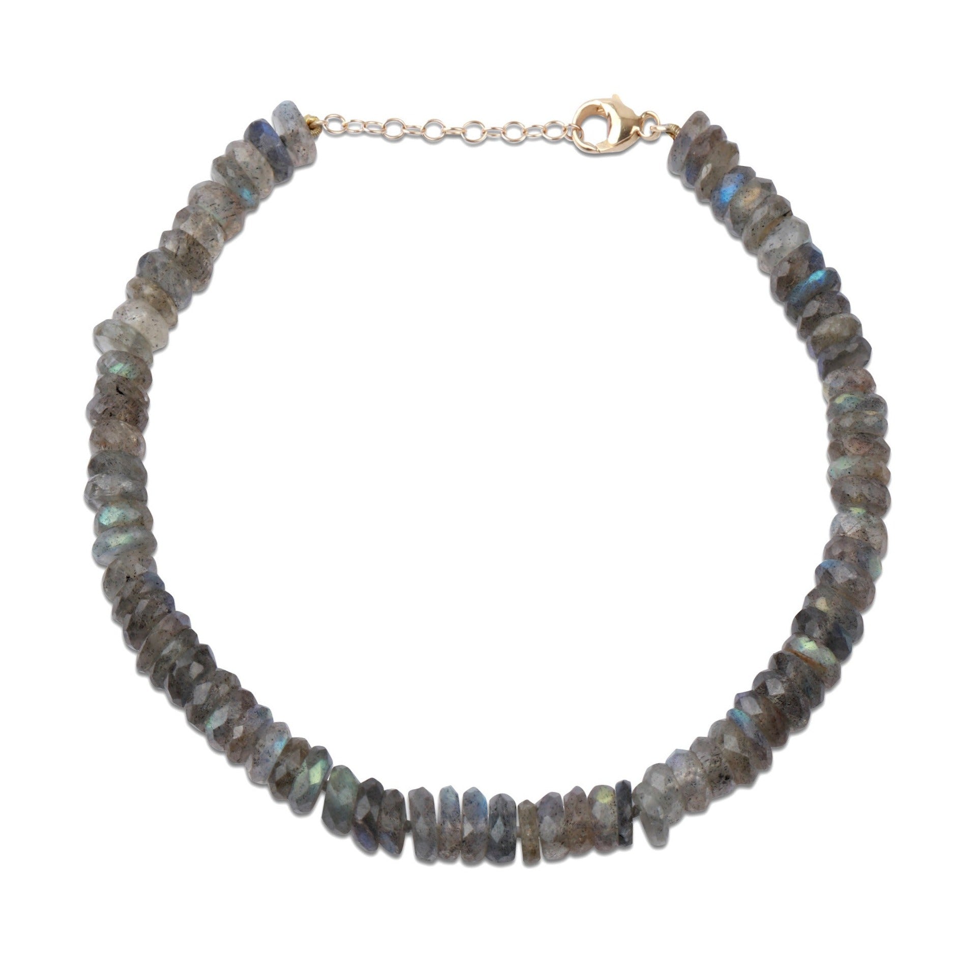 Atlas Labradorite Faceted Cut Gemstone Bracelet