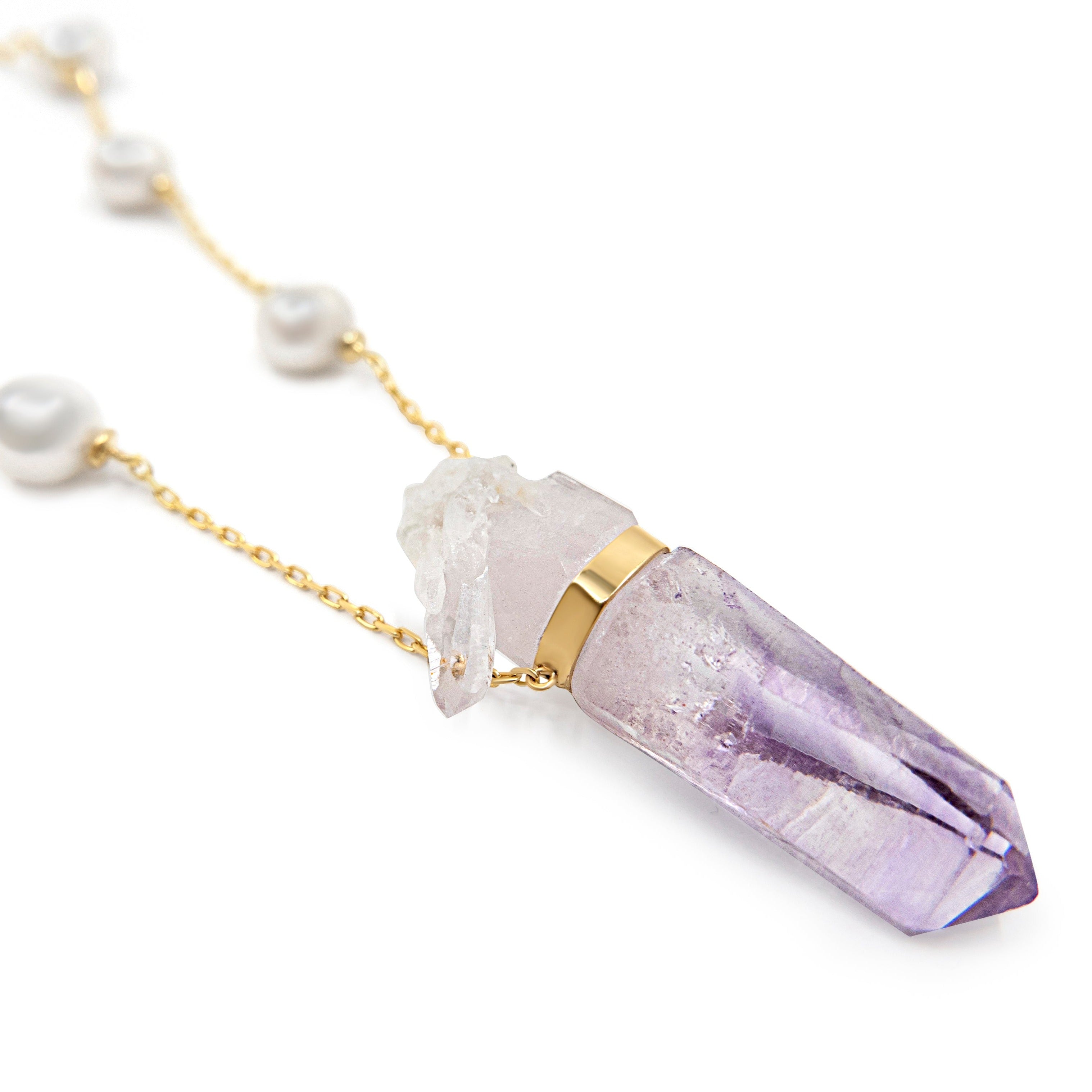 Amethyst Crystal Necklace