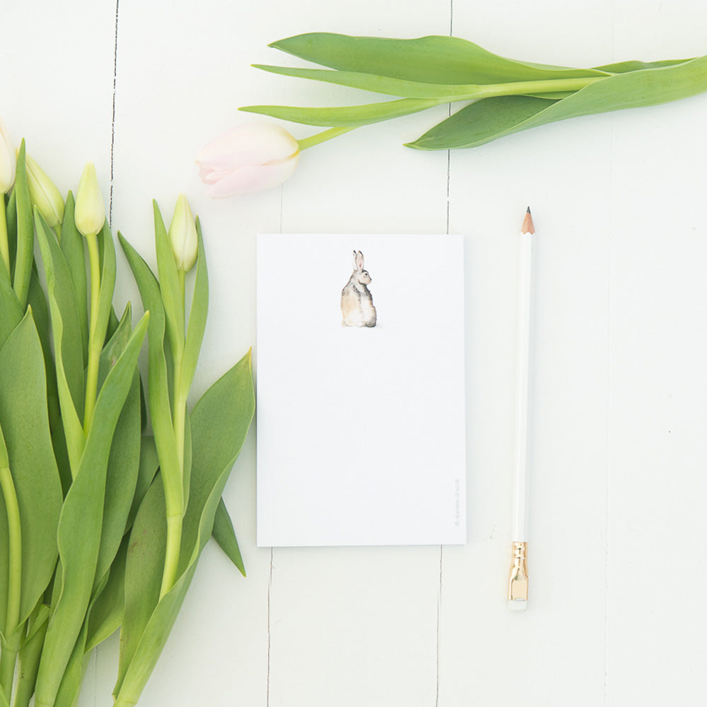 Cottontail Bunny Mini Notepad