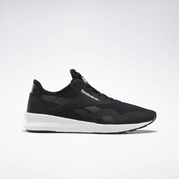 reebok classic black and white nylon