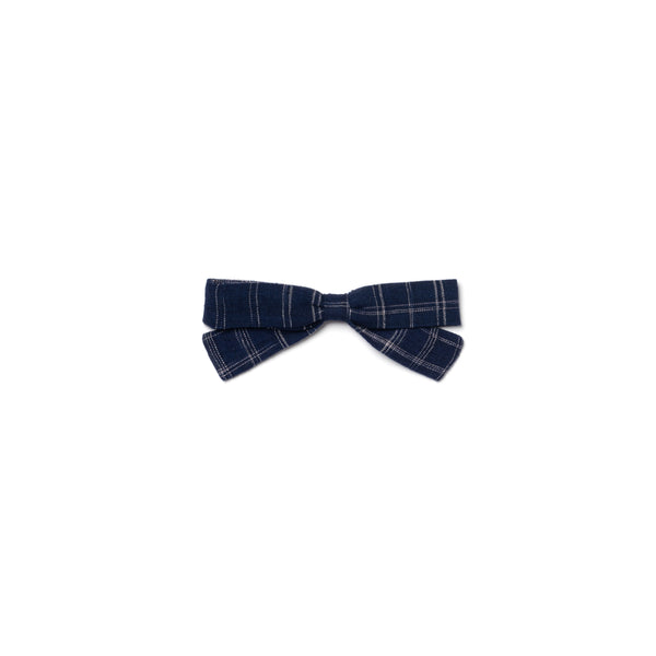 Blue – 3cm Gingham Bow – 100 Pack – 6mm Ribbon – Italian Options