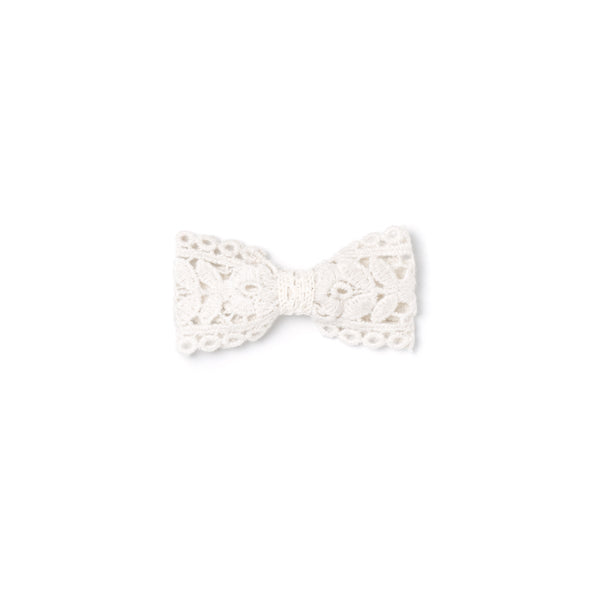 RIBBON BOW, WHITE LACE – Lali