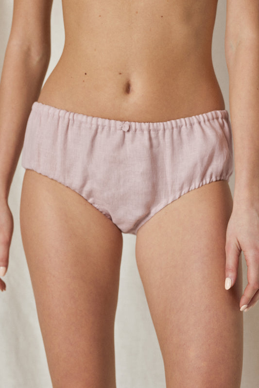 Linen Low Rise French Knickers